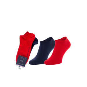 Tommy Hilfiger pánské modré a červené ponožky 2pack - 39 (085)